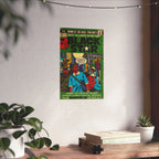 Black Star - Comic Book Art - Vertical Matte Poster