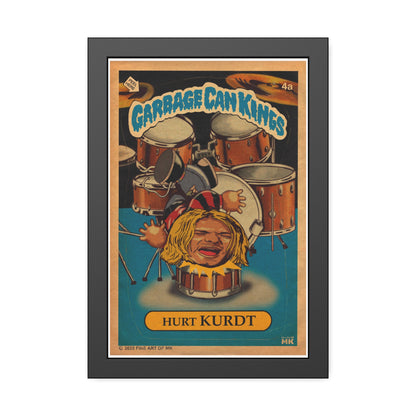 Hurt KURDT- Garbage Can Kings - Nirvana - Framed Paper Posters