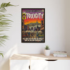 Toxicity - Matte Canvas, Framed (Multi-color)