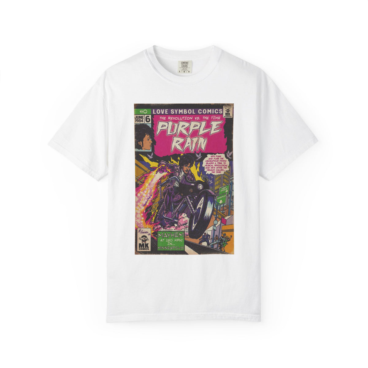 Purple Rain - Unisex Garment-Dyed T-shirt