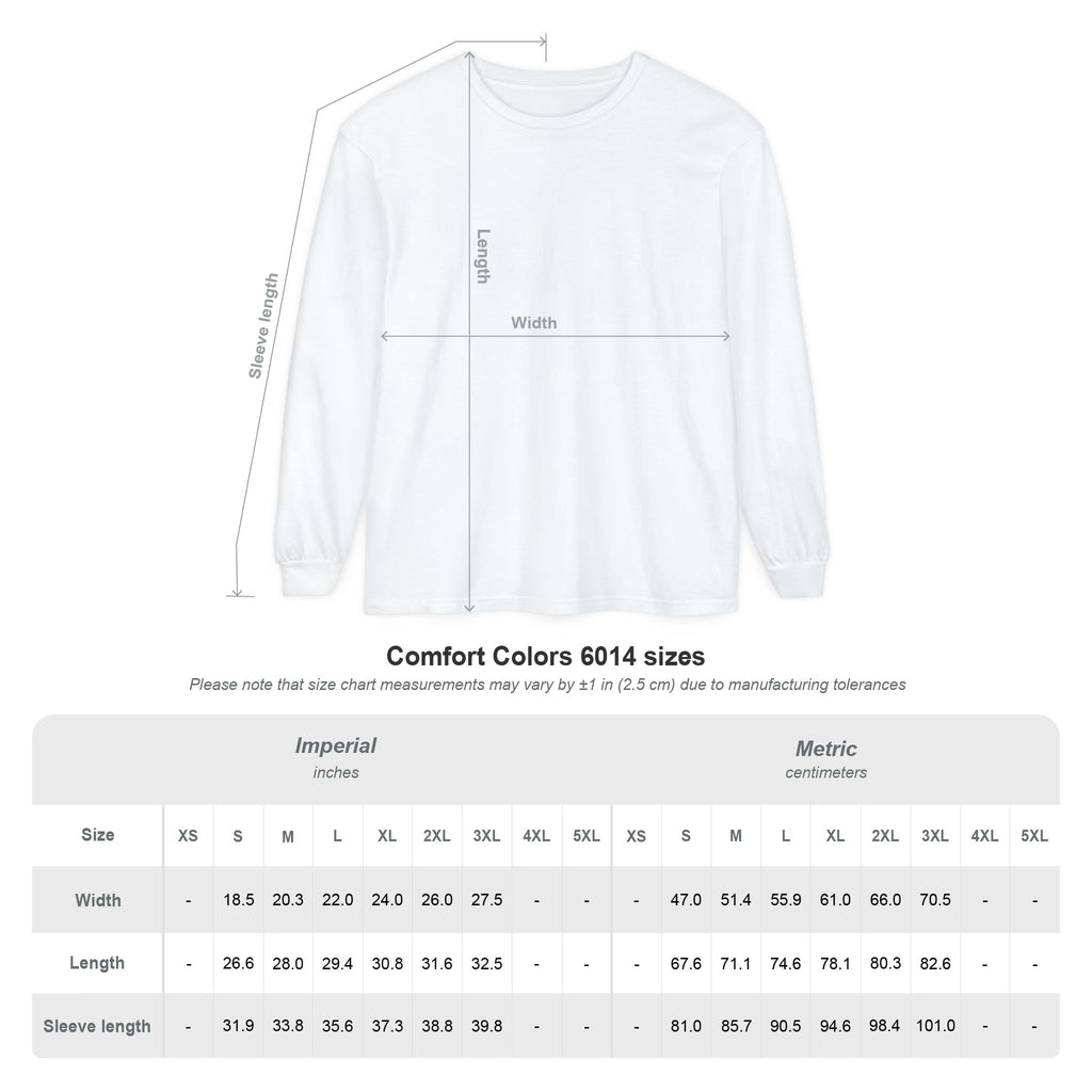 Christmas in Hollis - Unisex Comfort Colors Long Sleeve T-Shirt