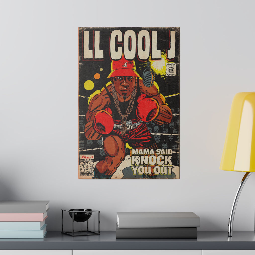 Mama Said Knock You Out - Matte Canvas, Stretched, 0.75"