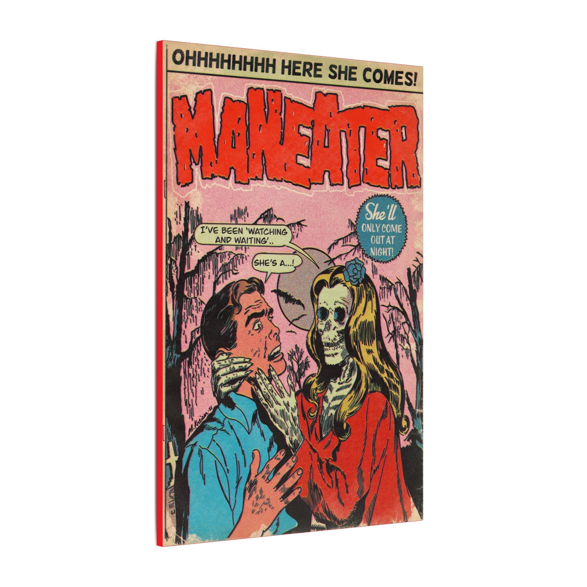 Maneater - Matte Canvas, Stretched, 0.75" (Multi-Size)