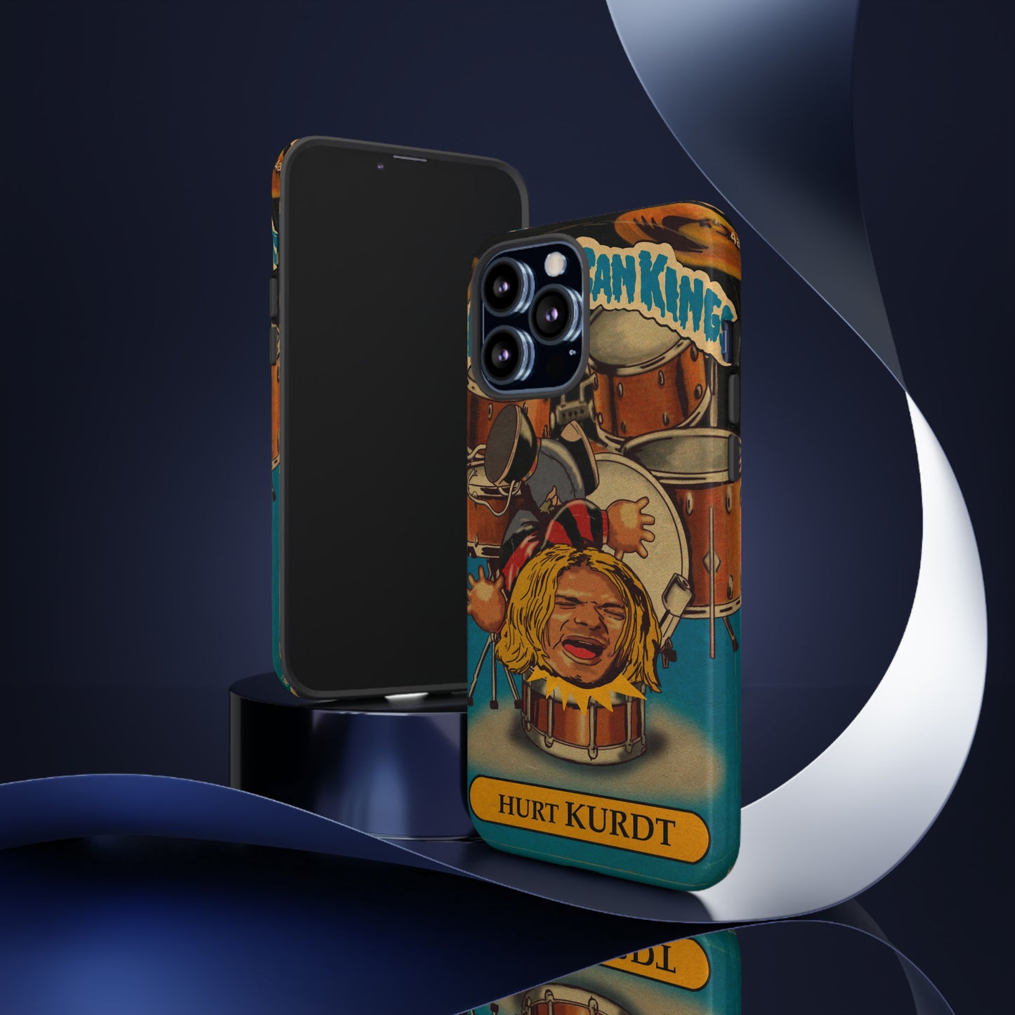 Hurt KURDT - Garbage Can Kings - Nirvana - Tough Phone Cases