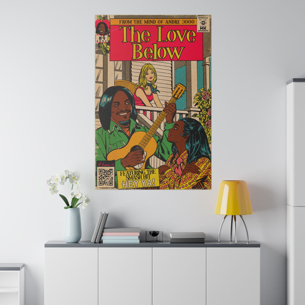 The Love Below - Matte Canvas, Stretched
