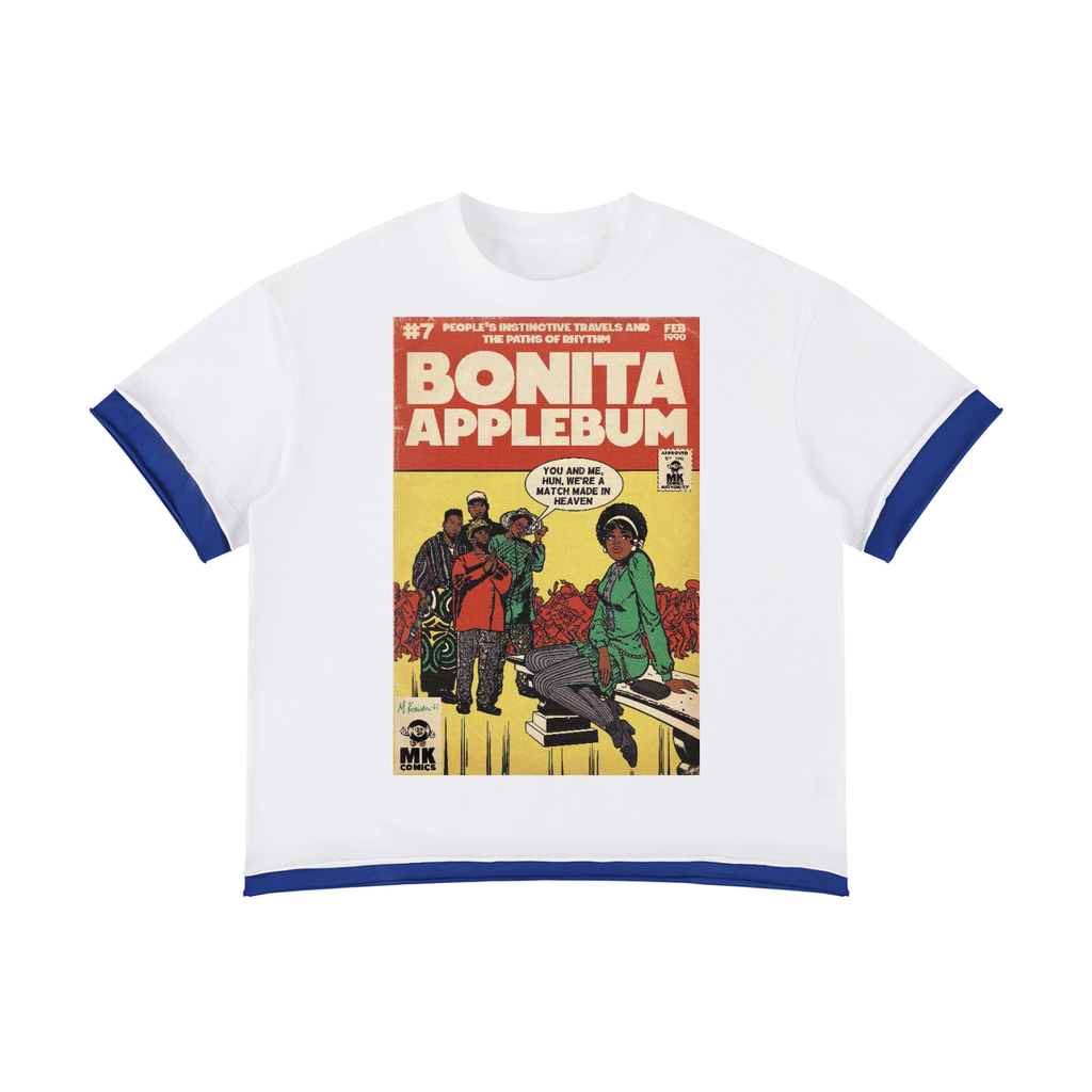 Bonita Applebum - Unisex Boxy Color Block T-Shirt