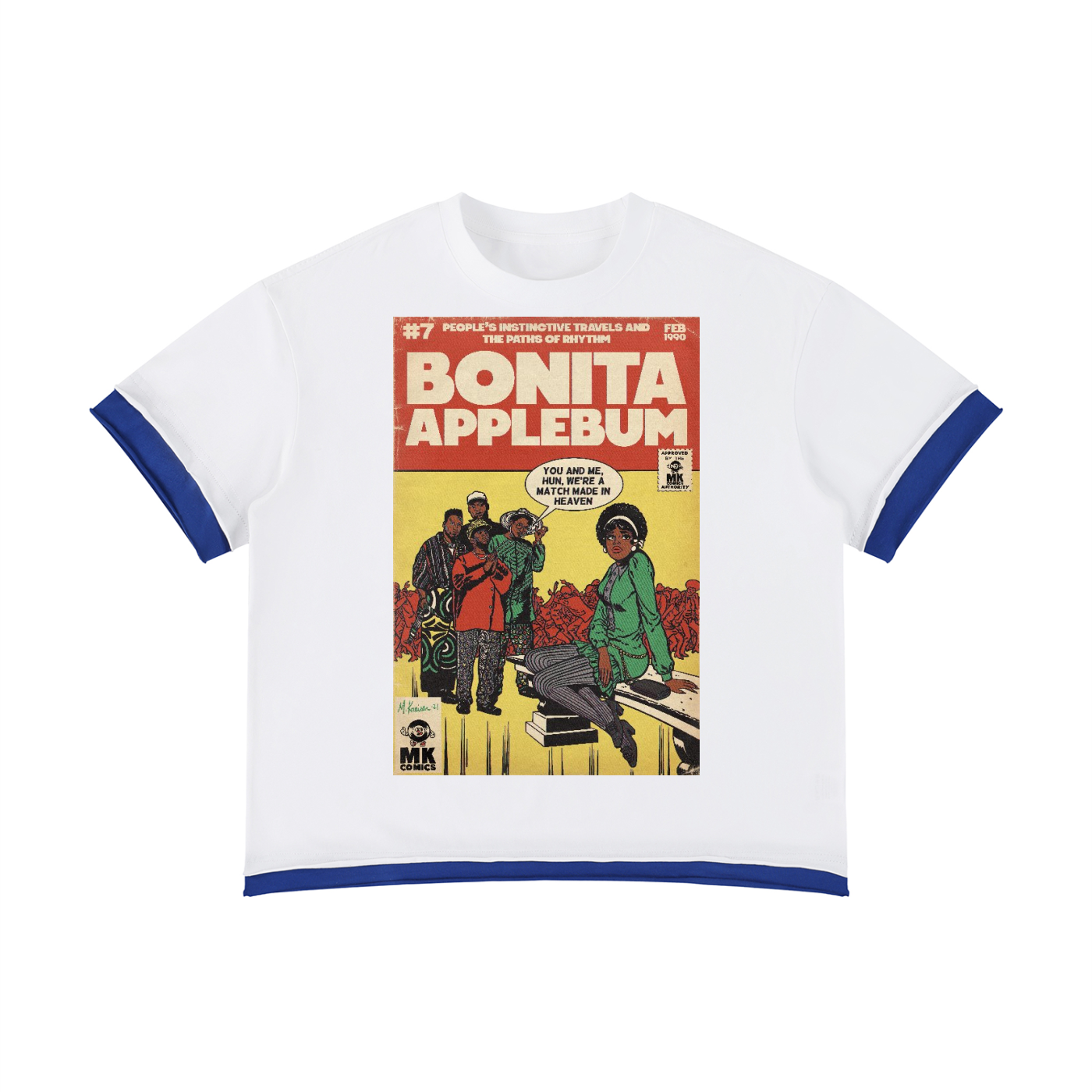 Bonita Applebum - Unisex Boxy Color Block T-Shirt