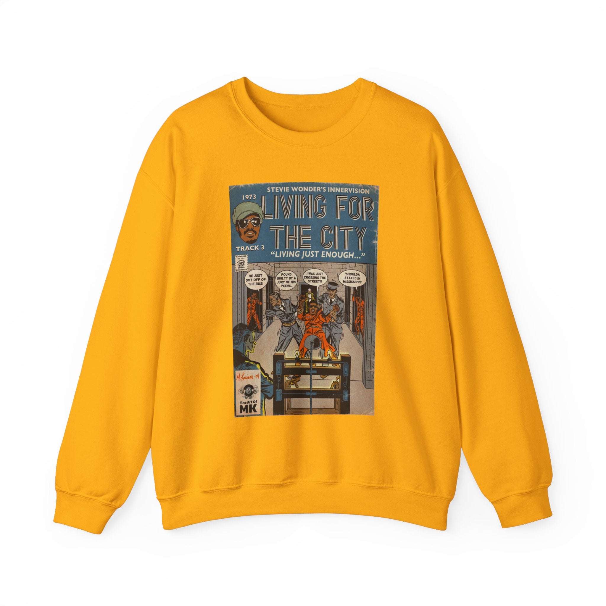 Living For The City - Unisex Heavy Blend™ Crewneck Sweatshirt