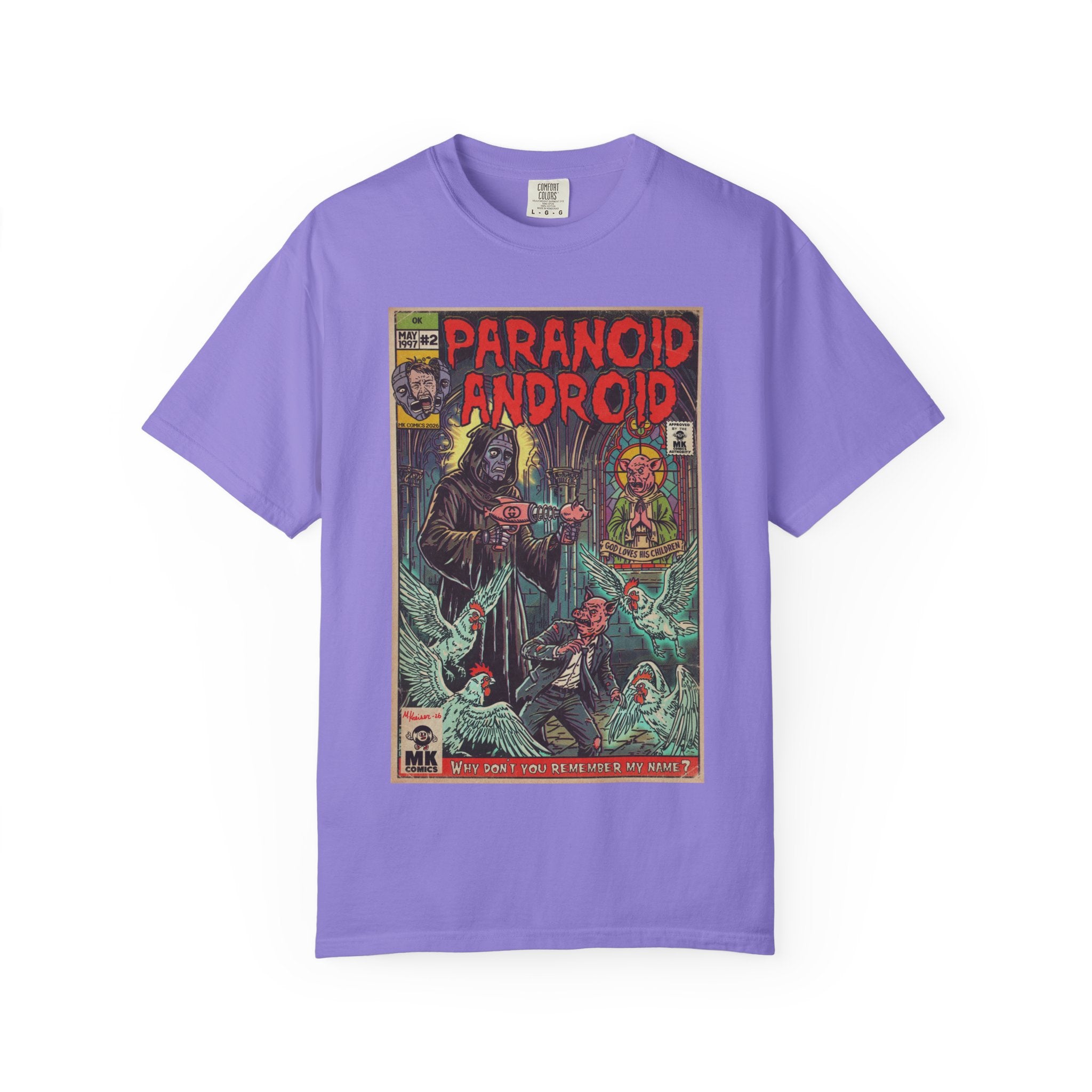 Paranoid Android - Unisex Comfort Colors T-shirt