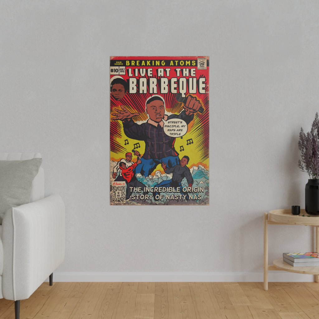 Live at the Barbeque - Matte Canvas, Stretched, 0.75"
