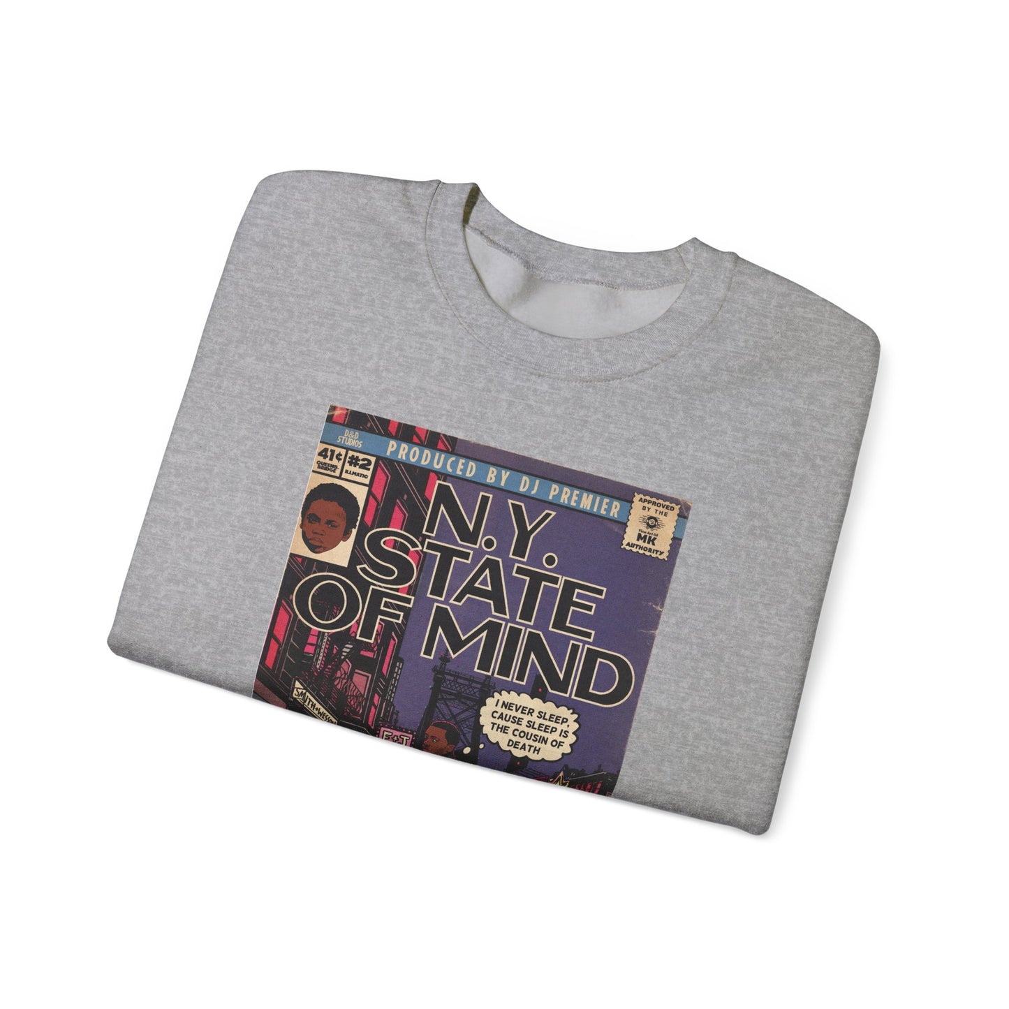 Nas - NY State of Mind - Unisex Heavy Blend™ Crewneck Sweatshirt
