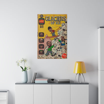 Glaciers - Matte Canvas, Stretched, 0.75"