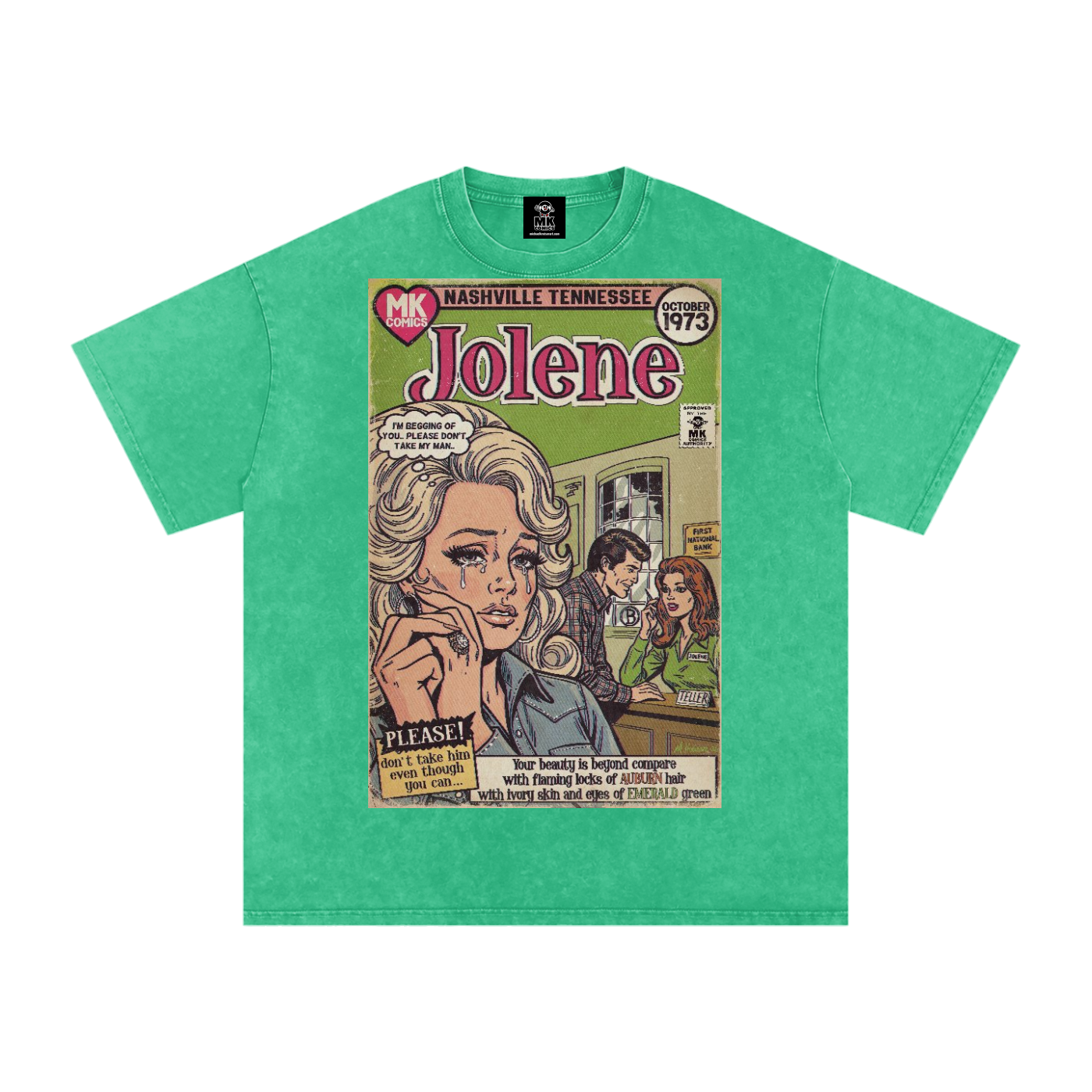 Jolene - Snow Washed Oversized Cotton T-Shirt