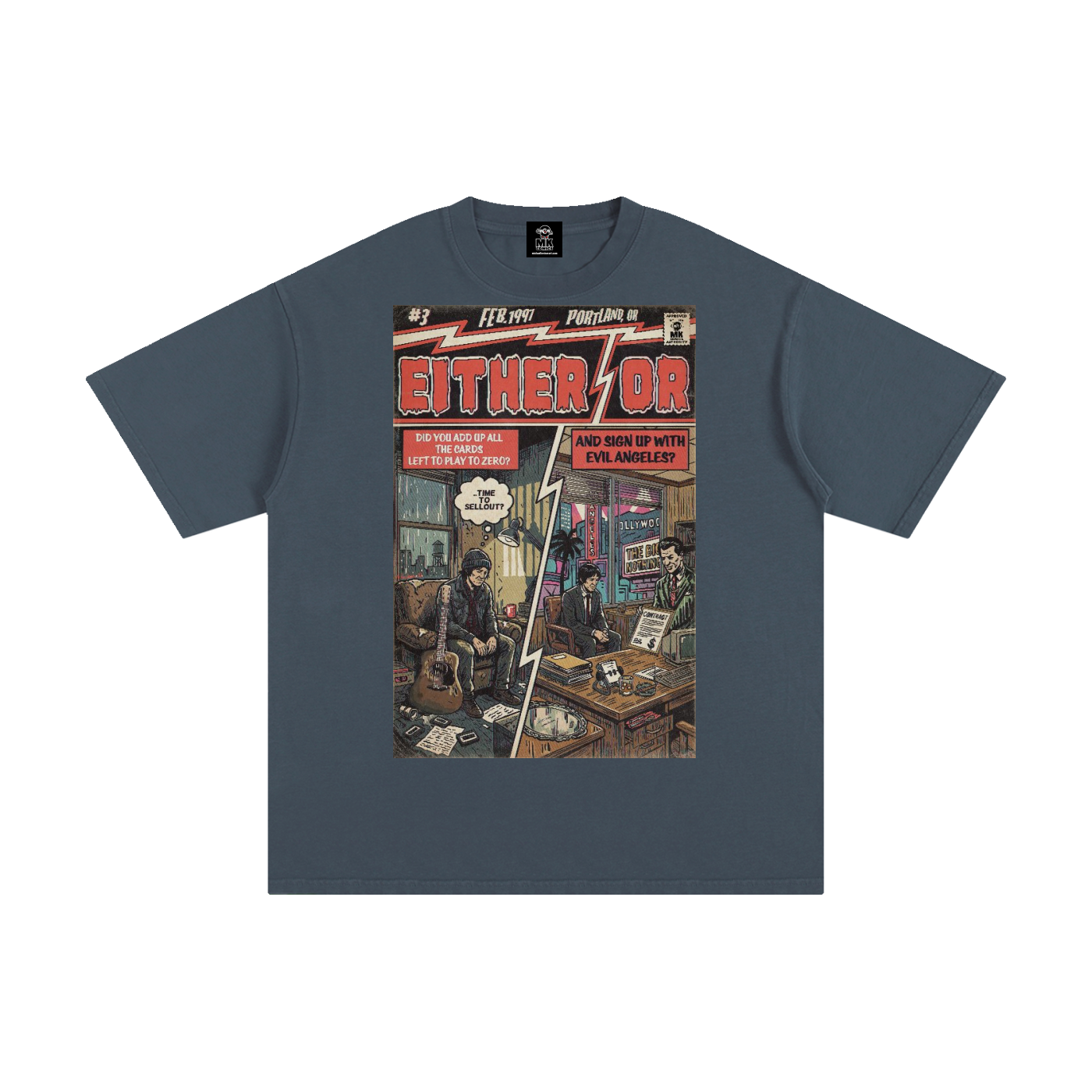 Either/Or - Unisex Pure Cotton T-Shirt