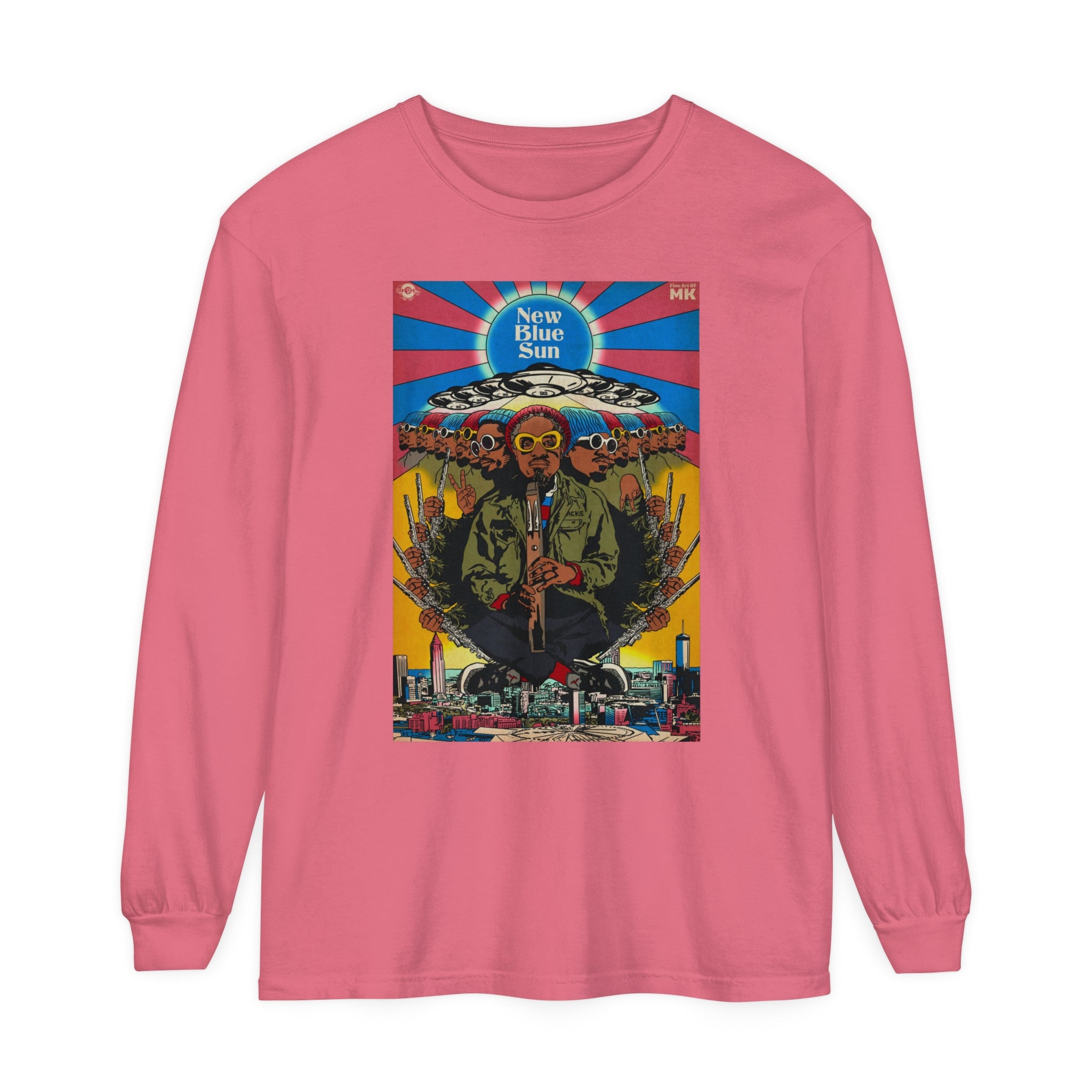 Blue Sun - Unisex Comfort Colors Long Sleeve T-Shirt