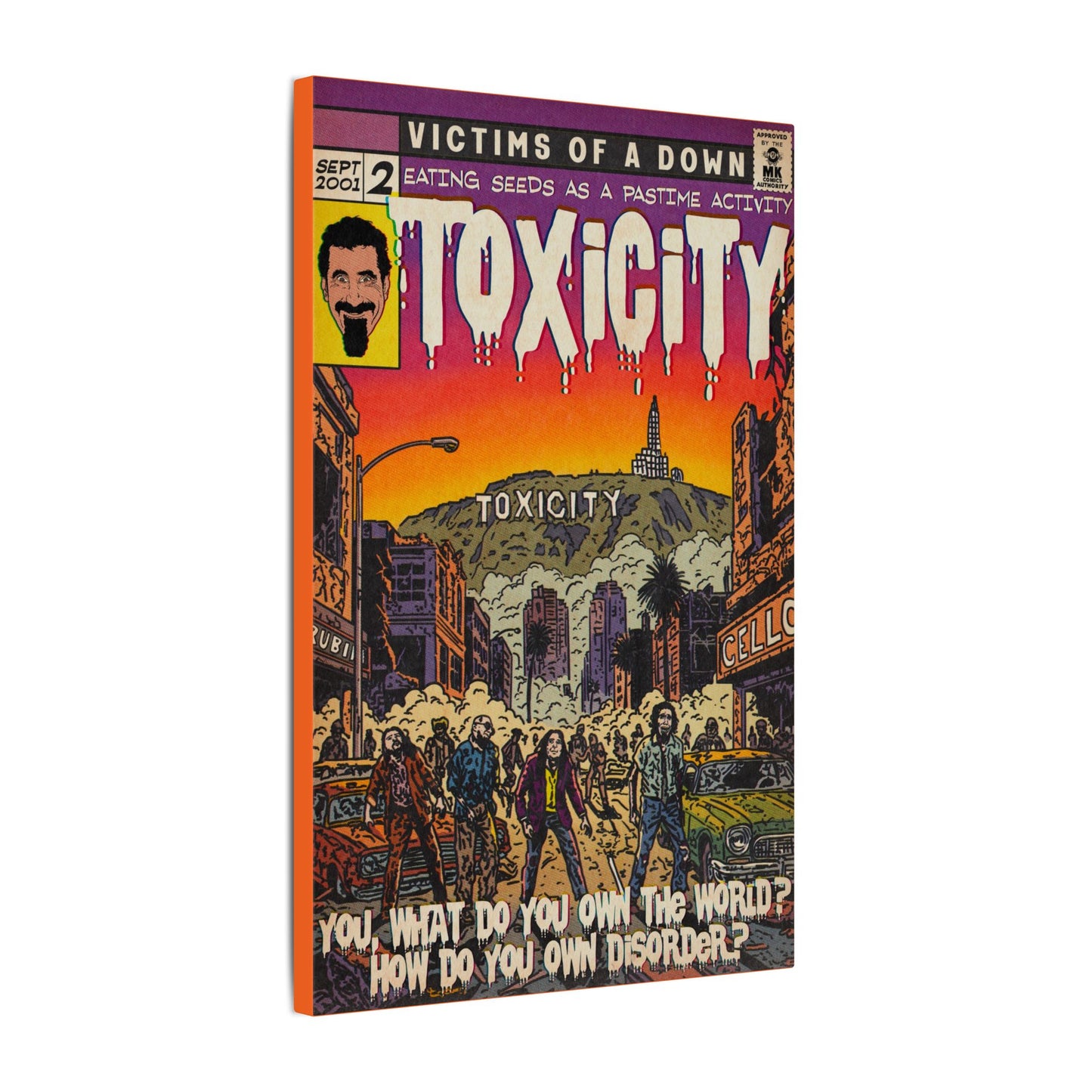 Toxicity - Matte Canvas, Stretched, 0.75" (Multi-Size)