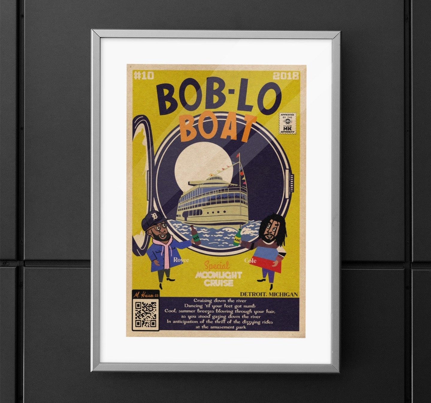 Royce Da 5’9 & J. Cole - Boblo Boat - Vertical Matte Poster
