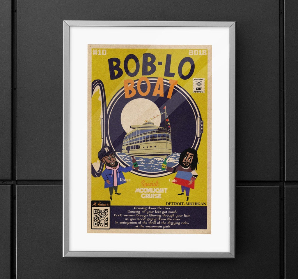 Boblo Boat - Vertical Matte Poster