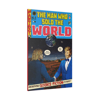 Bowie & Cobain - The Man Who Sold the World - Matte Canvas, Stretched