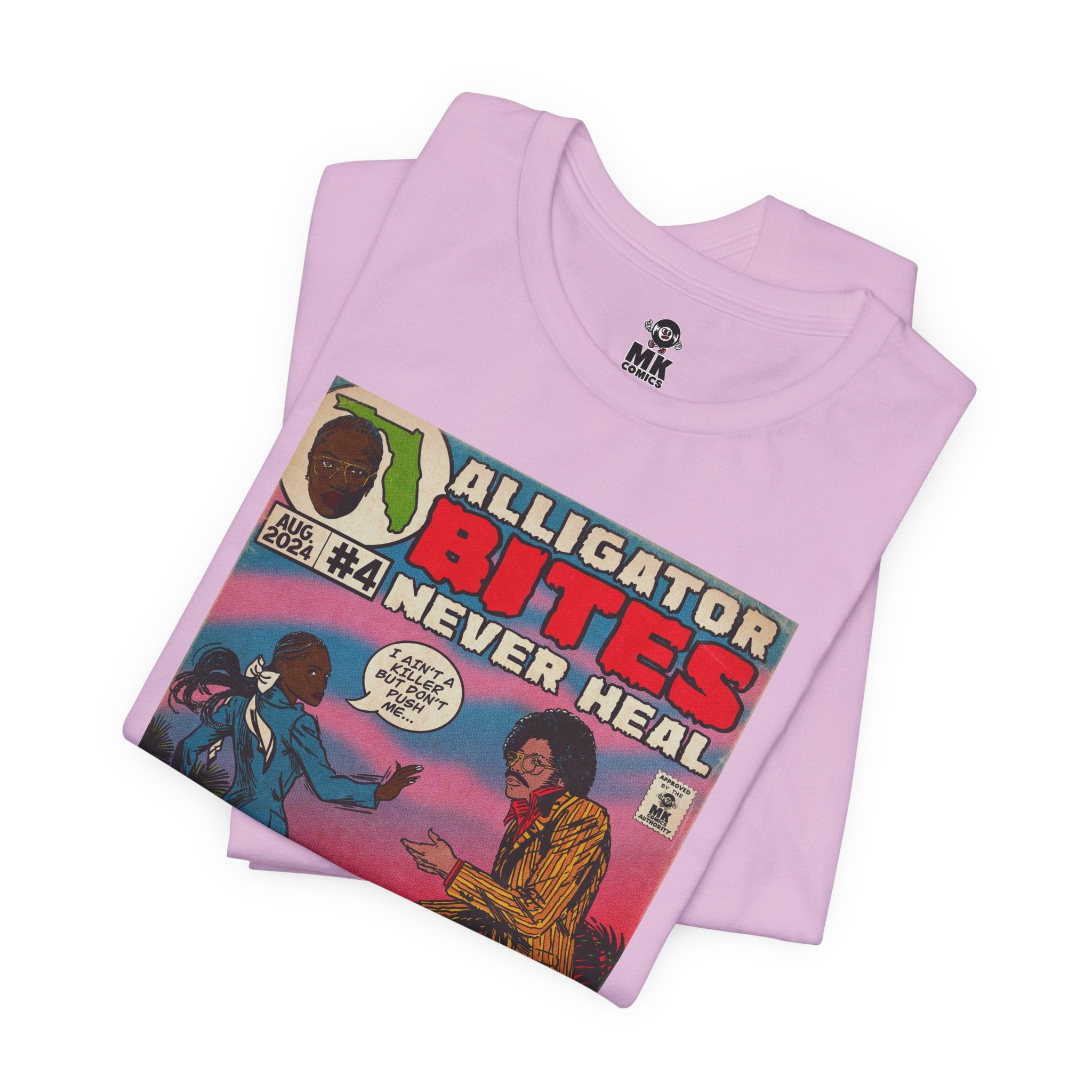 Denial is a River - Alligator Bites - Unisex Jersey Short Sleeve Tee