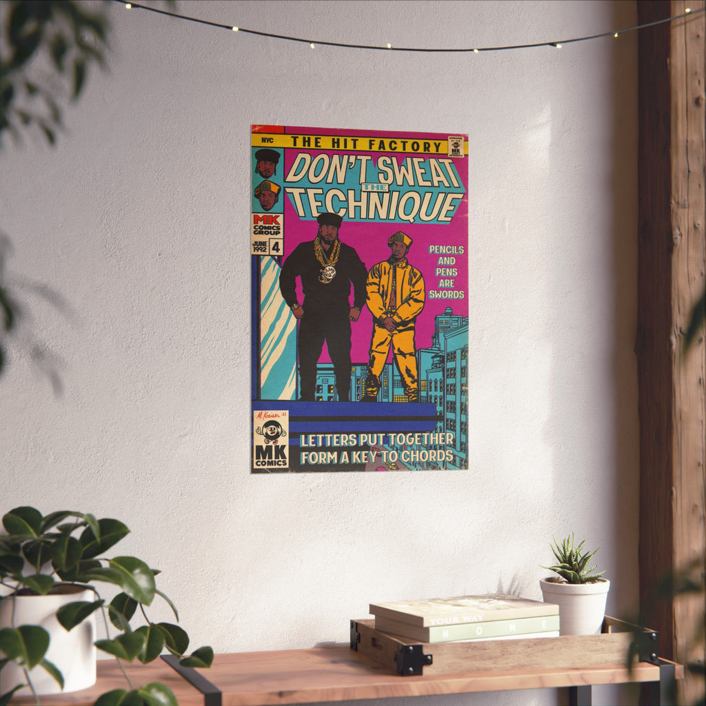 Don't Sweat the Technique - Matte Vertical Posters