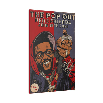 Kendrick Lamar - The Pop Out - Matte Canvas, Stretched, 0.75"