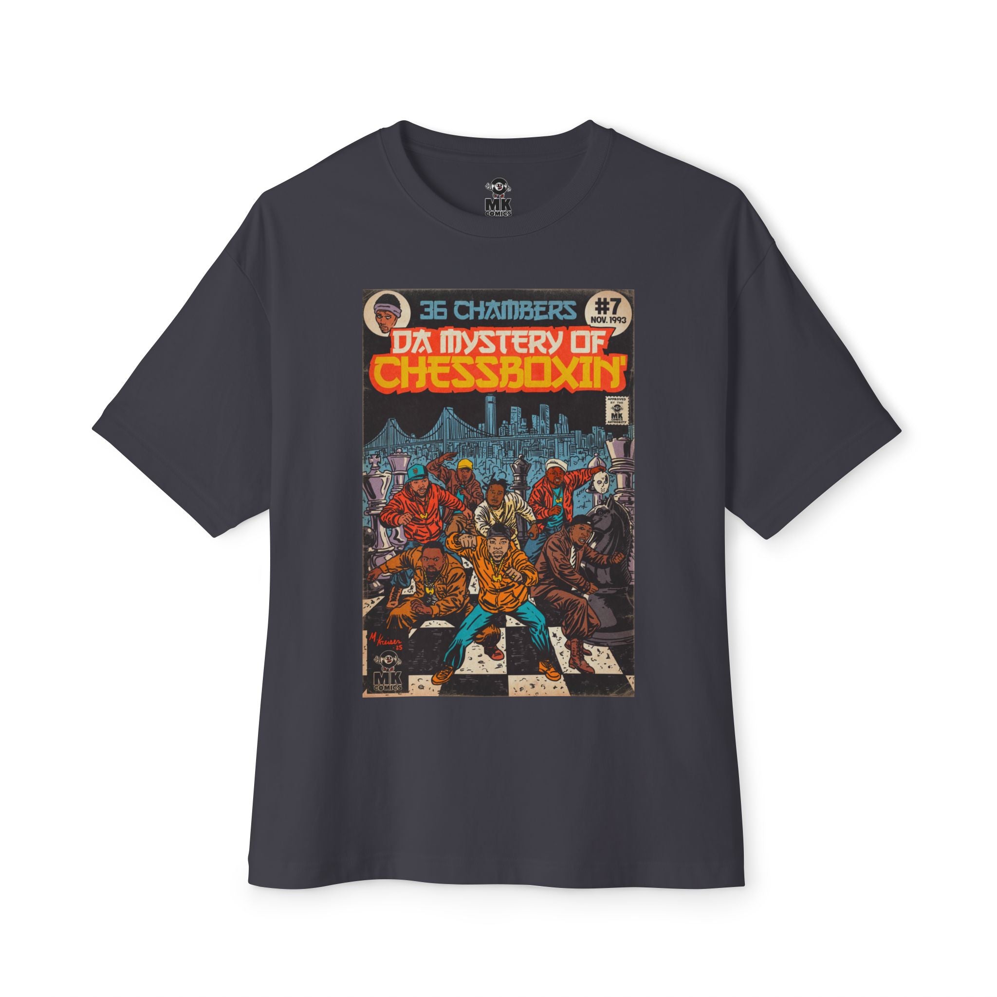 Da Mystery of Chessboxin - Unisex Oversized Boxy Tee