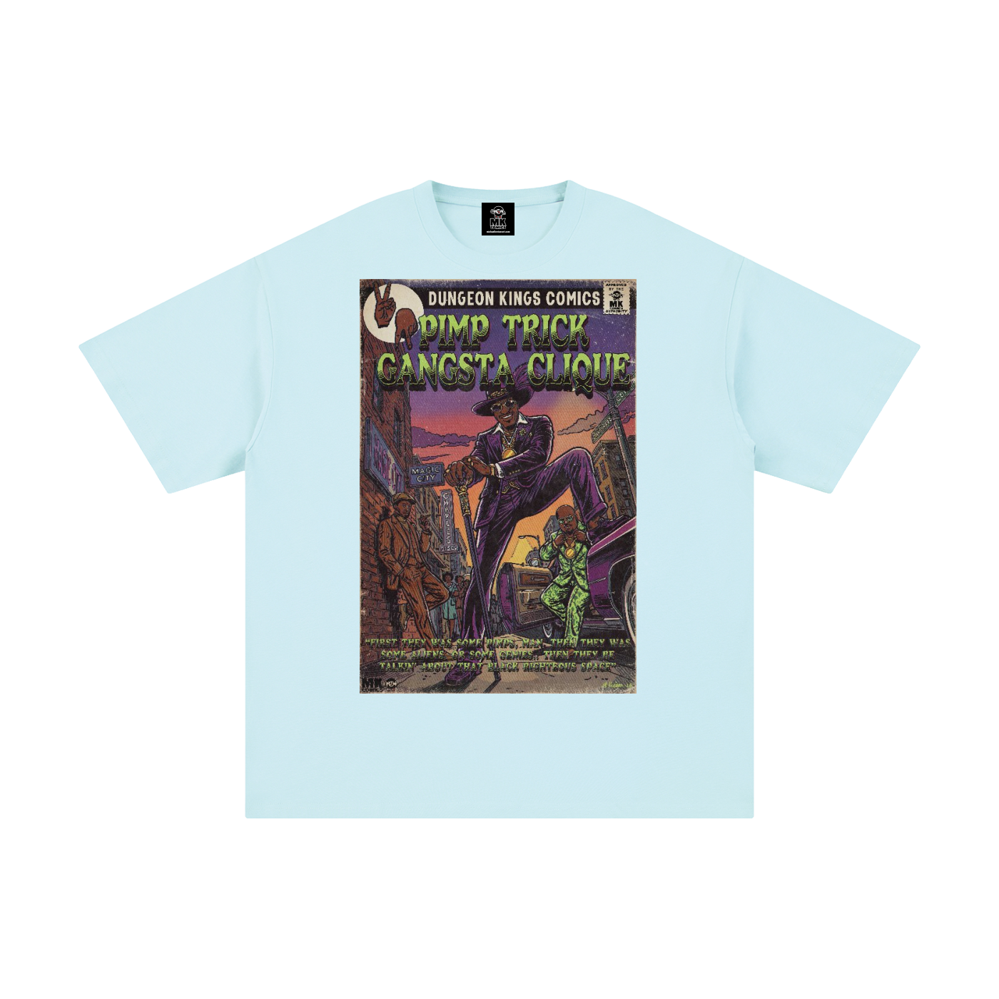 Pimp Trick Gangsta Clique - Unisex Pure Cotton T-Shirt