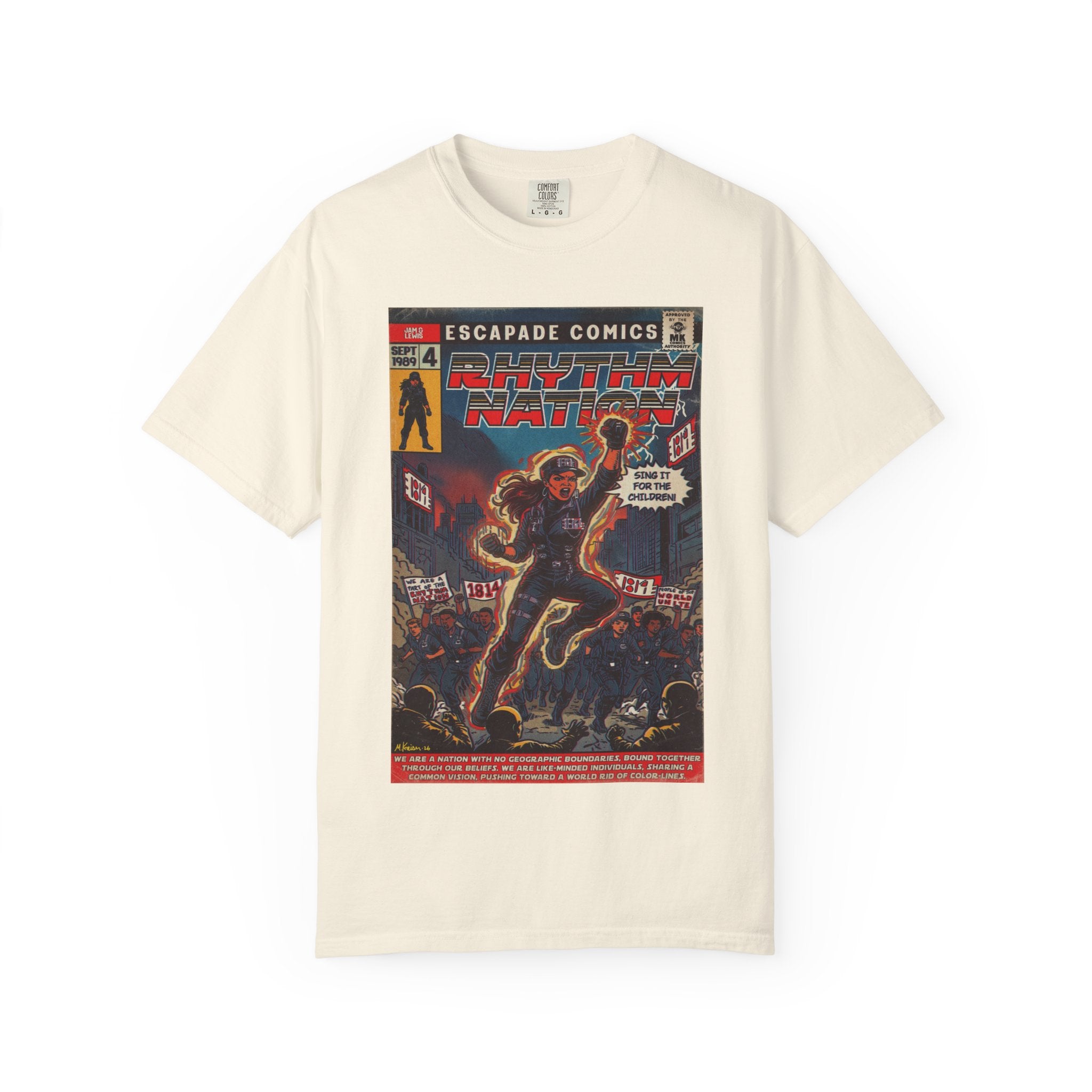 Rhythm Nation - Unisex Comfort Colors T-shirt
