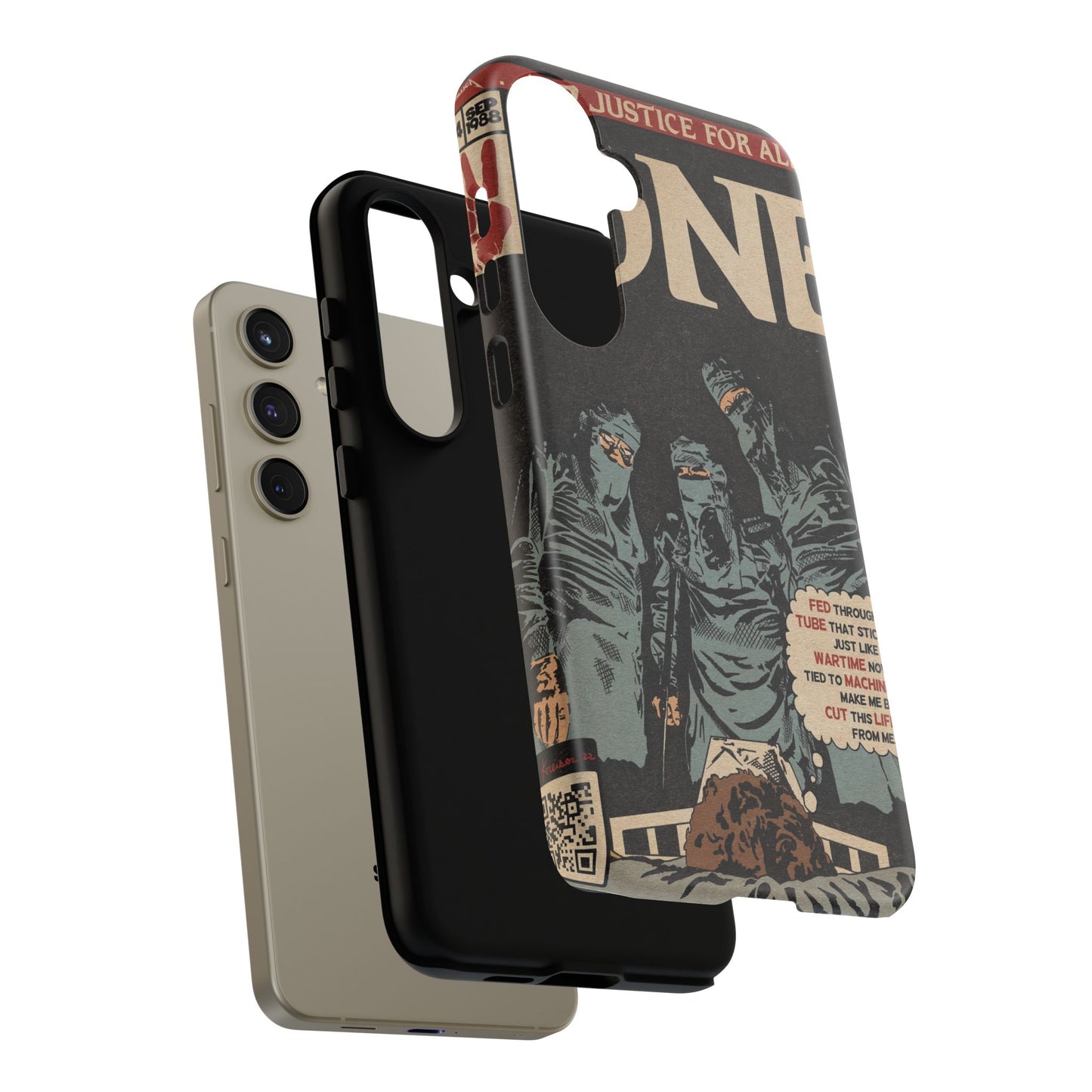 Metallica- One - Johnny Got His Gun Comic Book Art - Tough Phone Cases