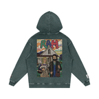 Ram - Snow Washed Loose Cotton Hoodie