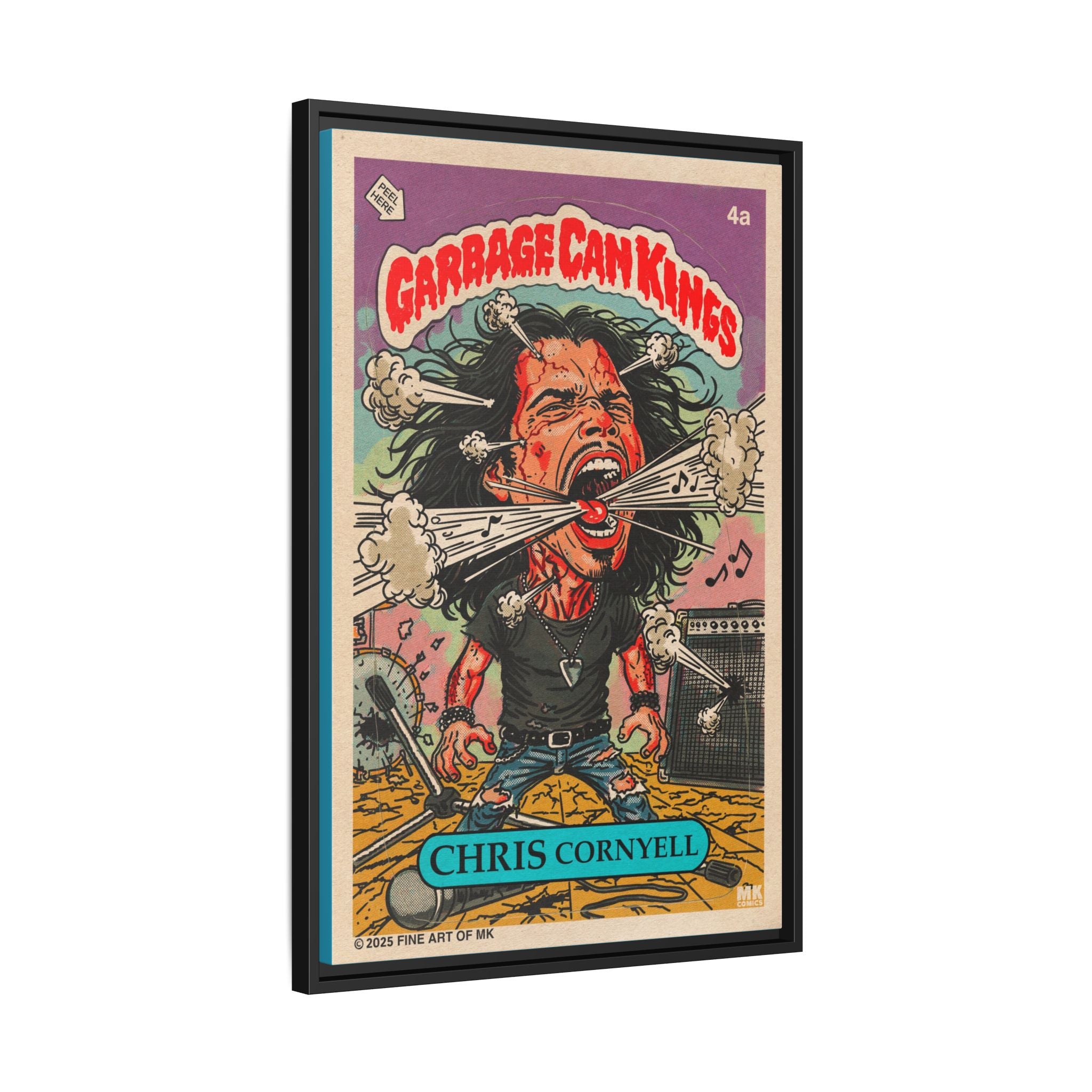 Chris Cornyell - Matte Canvas, Framed (Multi-color)