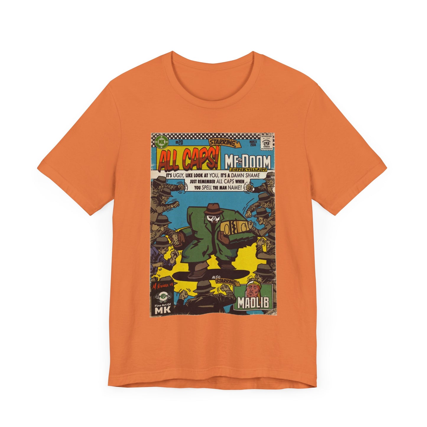 DOOM - All Caps - Unisex Jersey Short Sleeve Tee