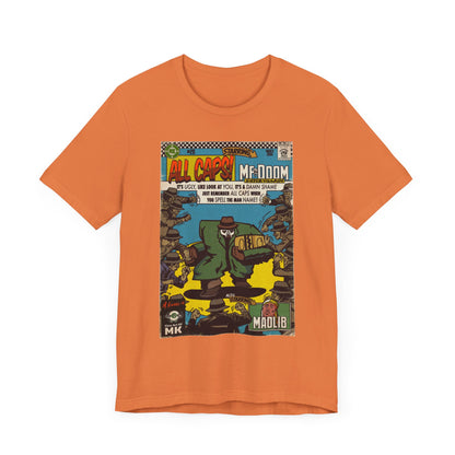 DOOM - All Caps - Unisex Jersey Short Sleeve Tee