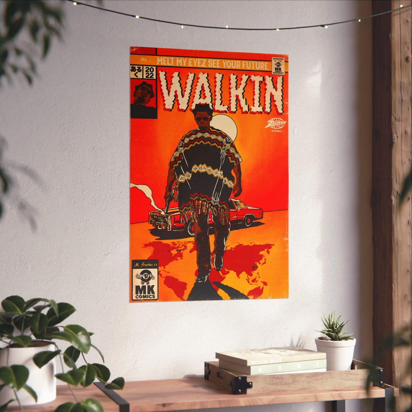 Walkin’ - Vertical Matte Posters