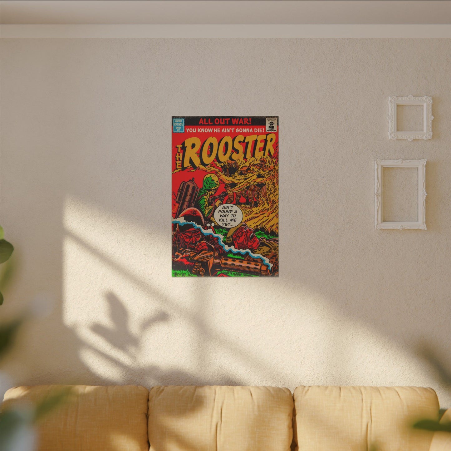 Rooster - Matte Canvas, Stretched, 0.75"