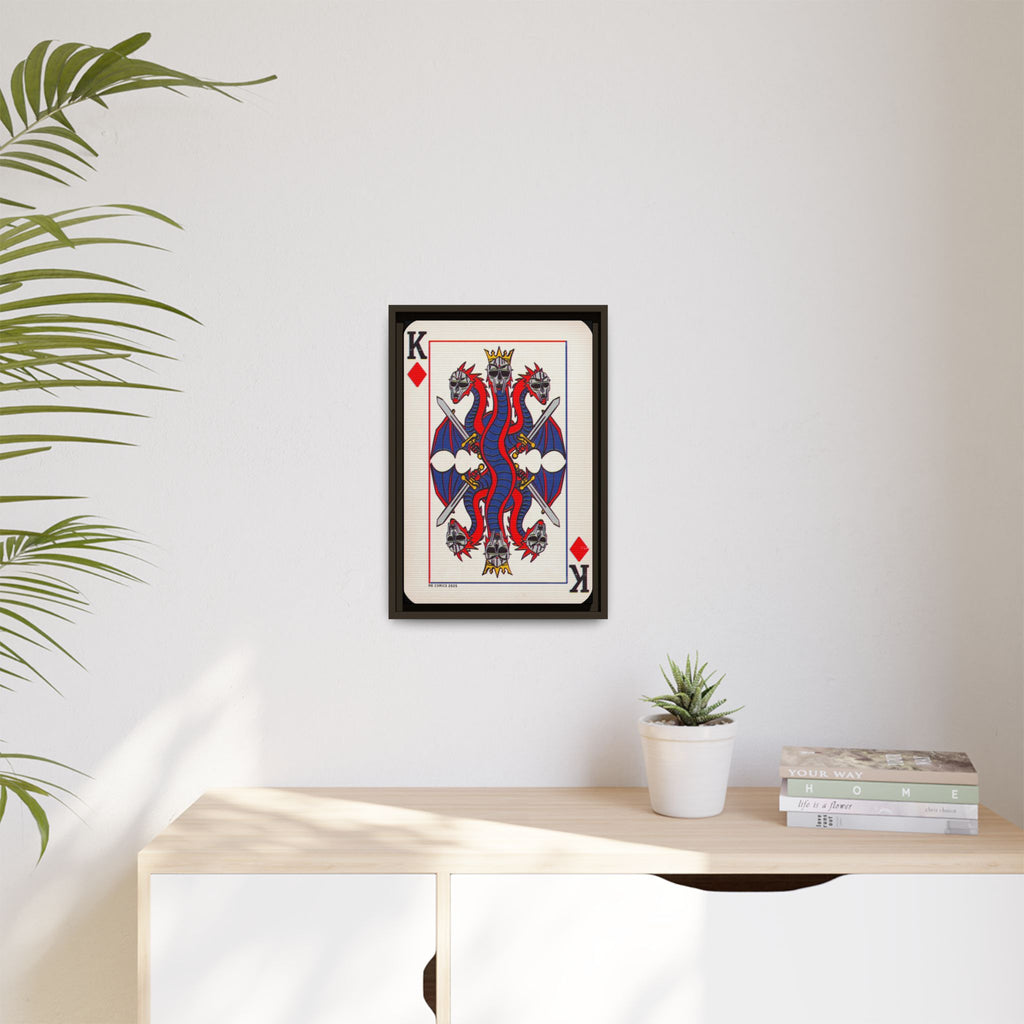 King Geedorah - Matte Canvas, Framed (Multi-color)
