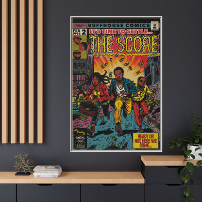 The Score - Matte Canvas, Framed (Multi-color)