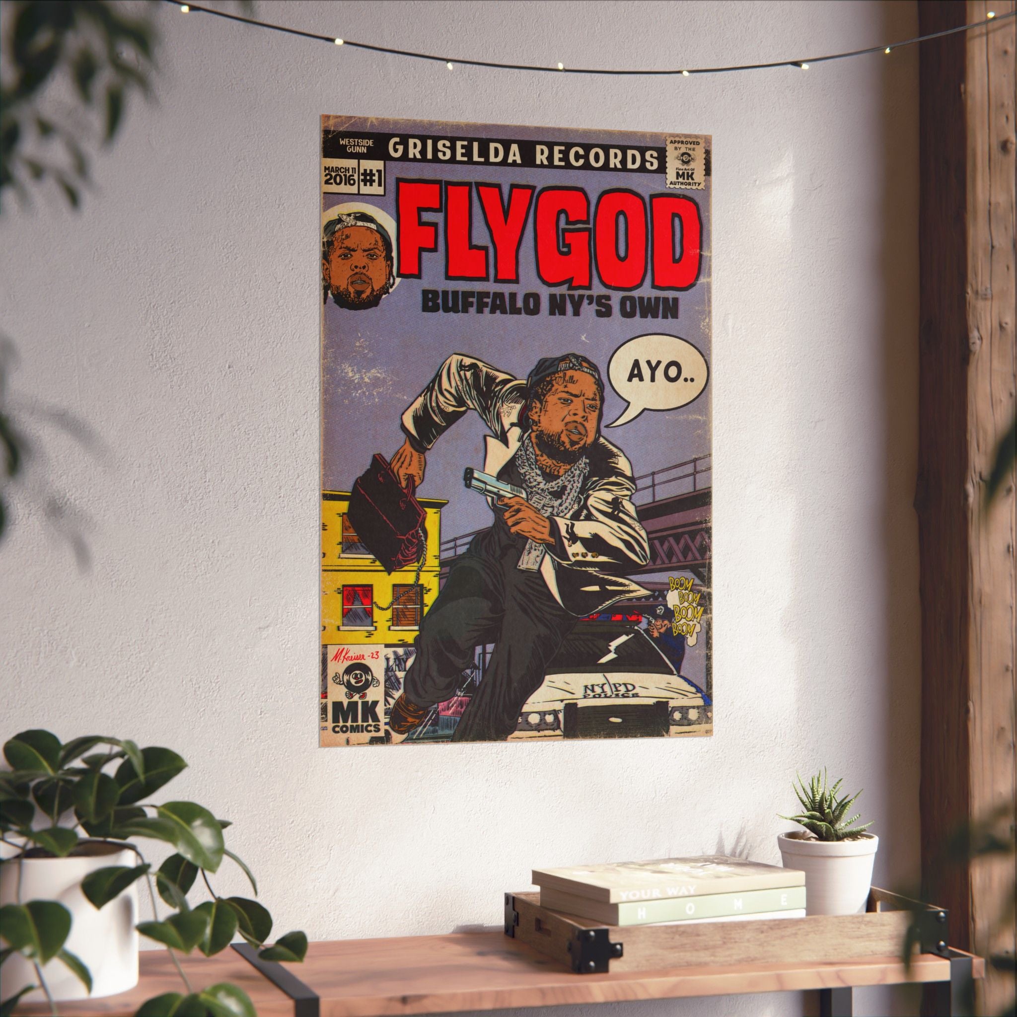 Flygod - Premium Matte Vertical Poster