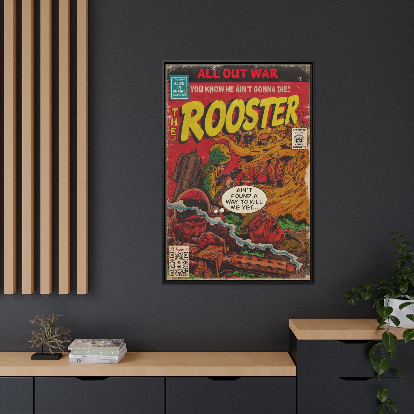 Alice In Chains - Rooster - Gallery Canvas Wraps, Vertical Frame
