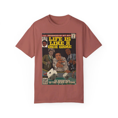 Nas, Freddie Gibbs, Cordae - Life is Like a Dice Game - Unisex Comfort Colors T-shirt