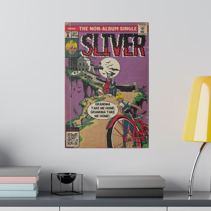 Nirvana - Sliver - Matte Canvas, Stretched