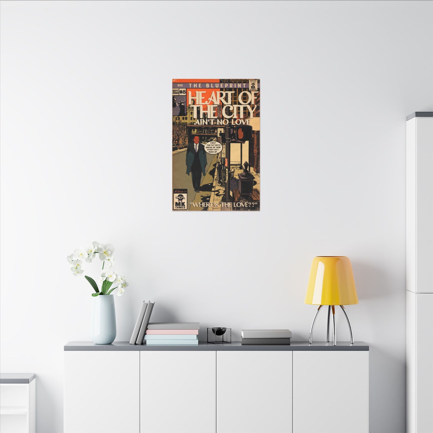 Heart of the City (Where’s The Love) - Matte Canvas, Stretched, 0.75"