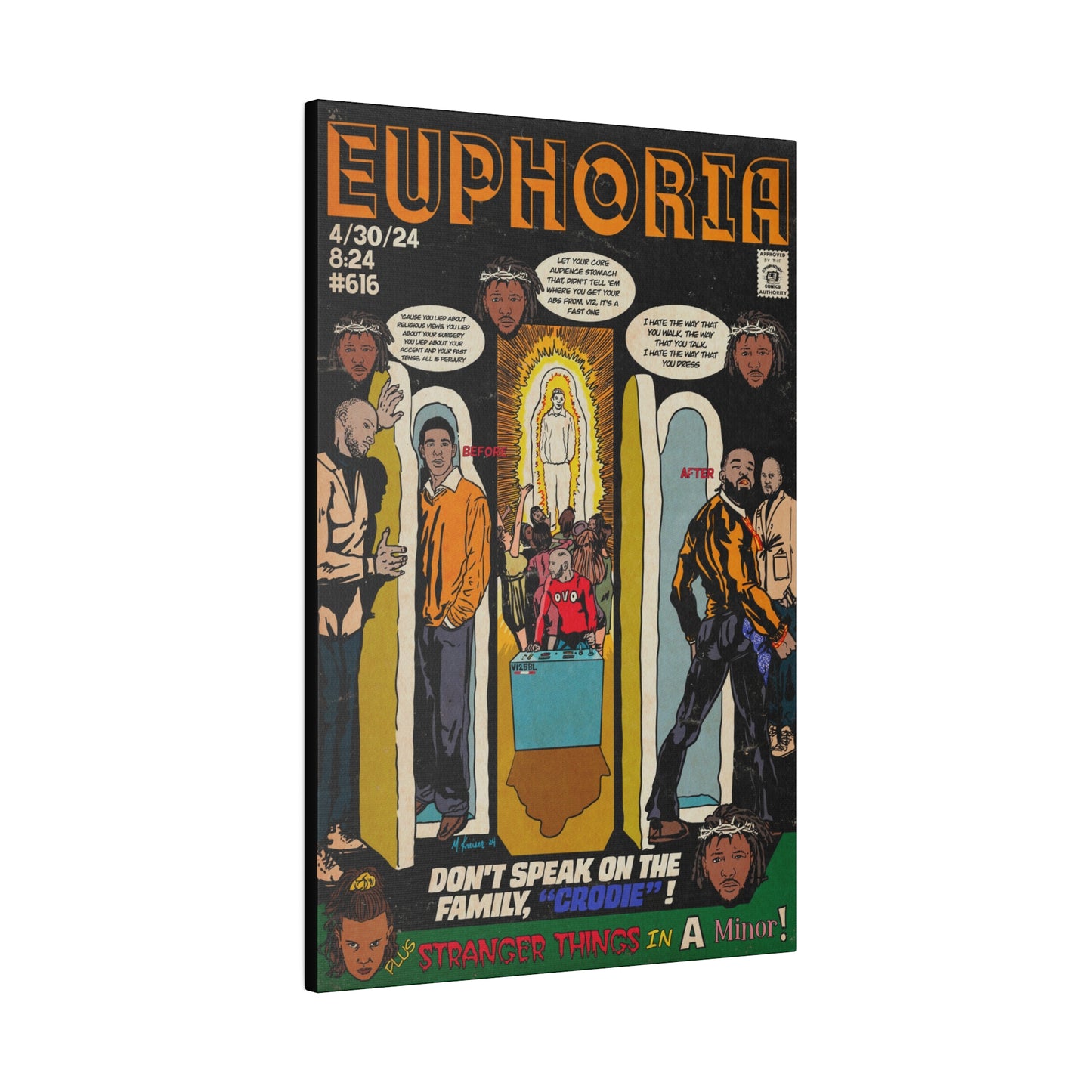 Euphoria - Matte Canvas, Stretched, 0.75"