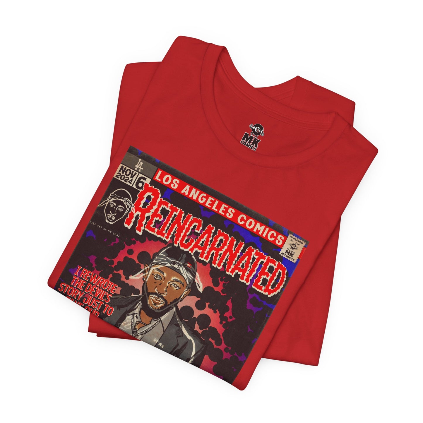 Kendrick Lamar - Reincarnated -  Unisex Jersey Short Sleeve Tee