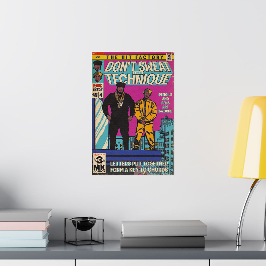 Don't Sweat the Technique - Matte Vertical Posters