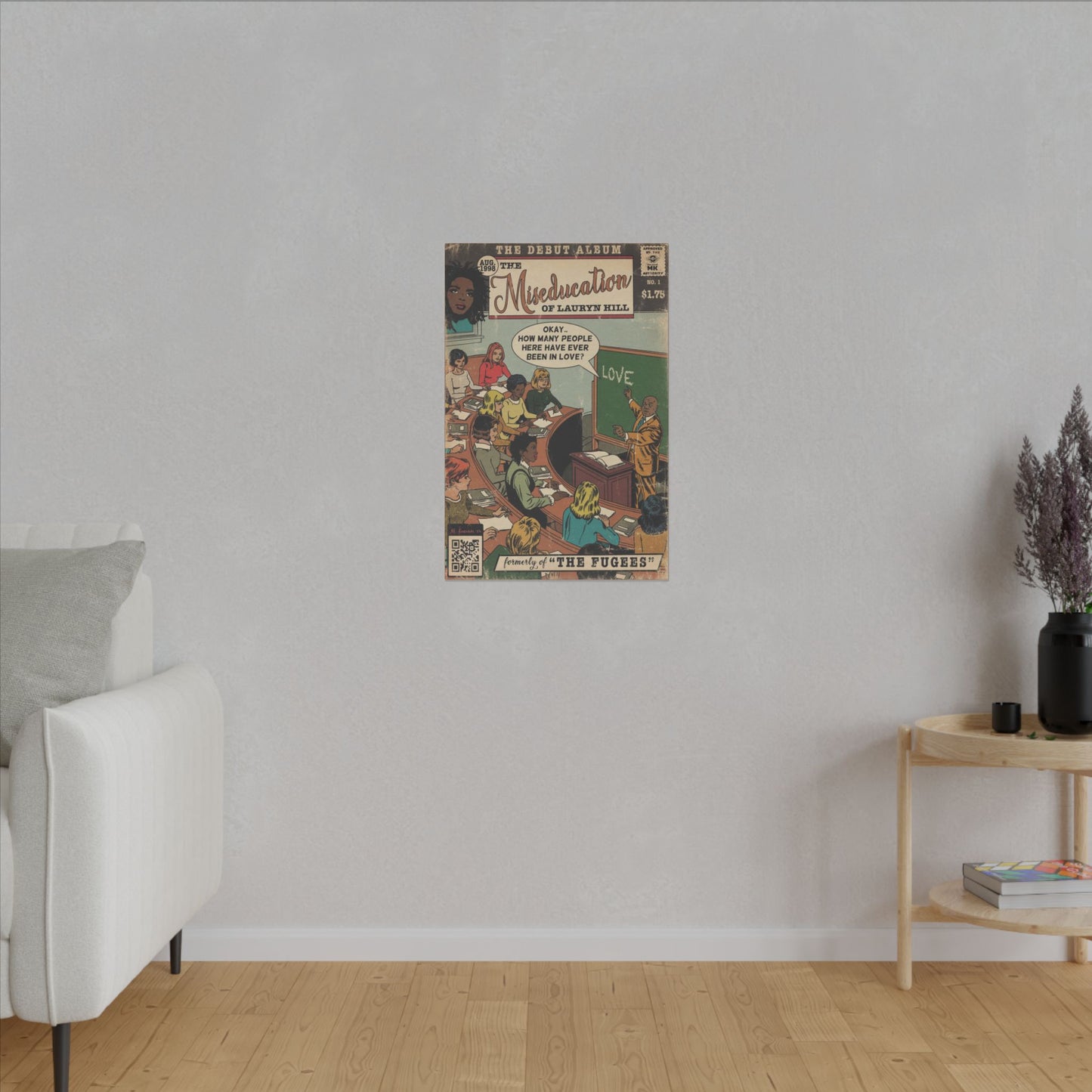Lauryn Hill - The Miseducation of.. - Matte Canvas, Stretched