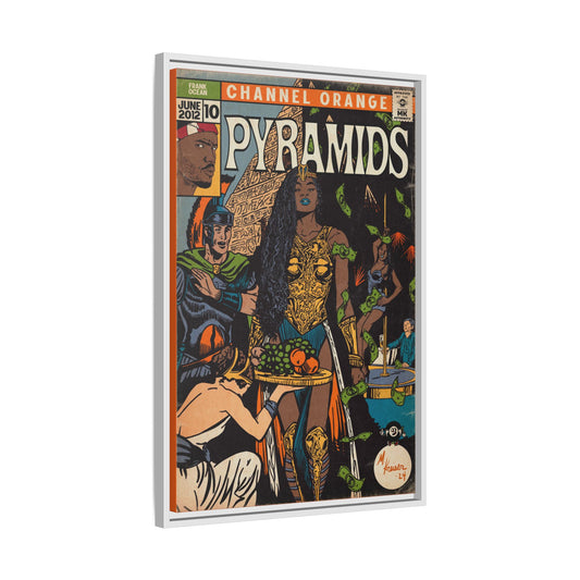 Frank Ocean - Pyramids - Gallery Canvas Wraps, Vertical Frame