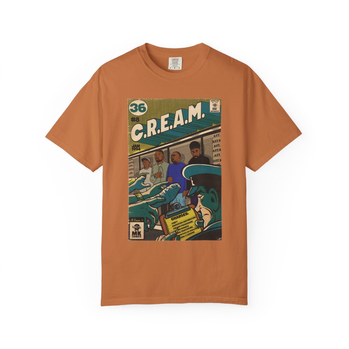C.R.E.A.M - Unisex Comfort Colors T-shirt