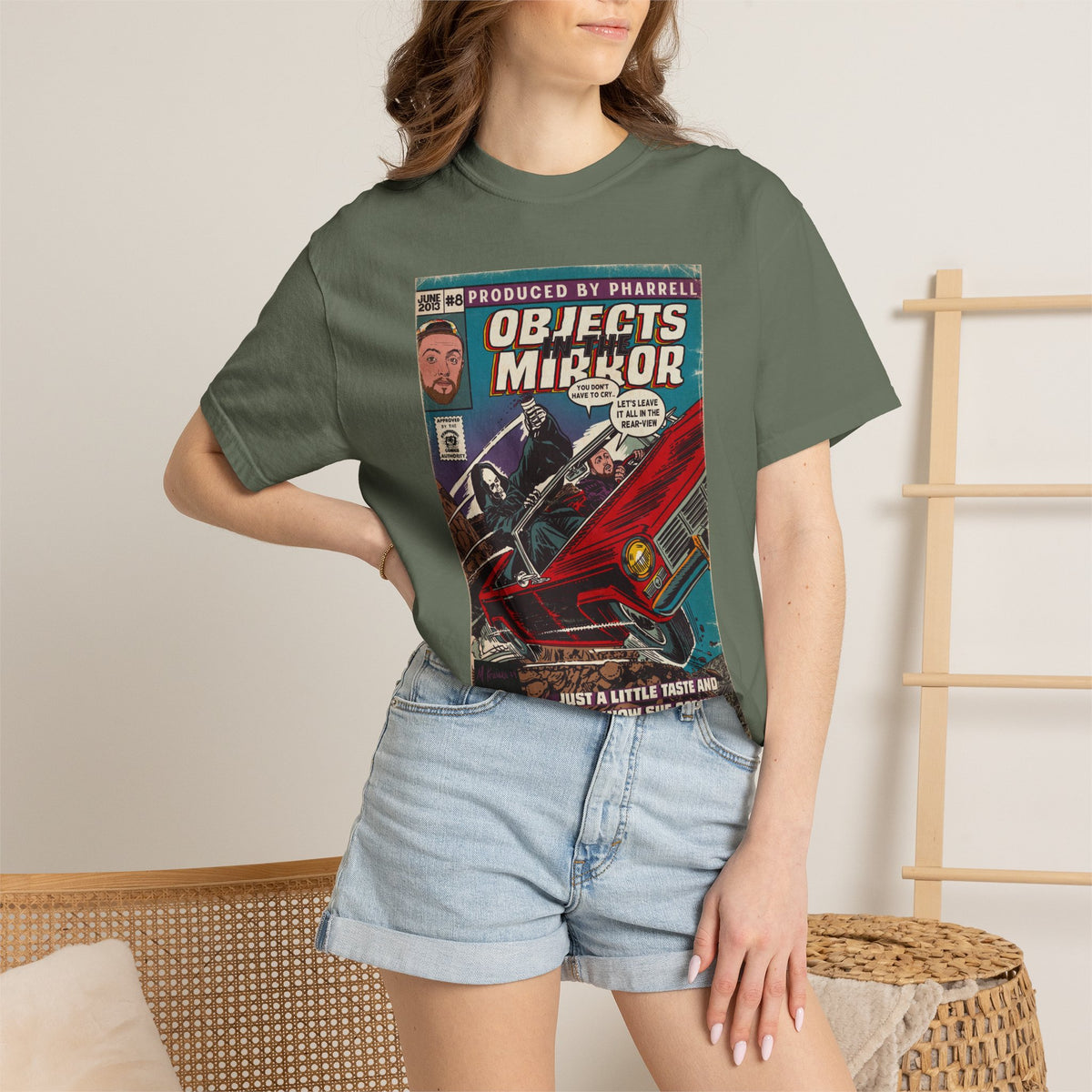 Objects in the Mirror - Unisex Comfort Colors T-shirt